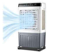 Climatiseur Mobile, 40 L Refroidisseur d'Air Évaporatif avec Télécommande, 3 Vitesses et 3 Modes, 100 W Climatisation Portable sans Évacuation pour Maison Bureau Chambre Garage