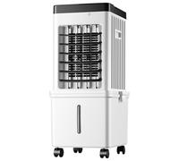 Climatiseur Mobile 75 W, Refroidisseur par évaporation sans Lame avec réservoir de 15 L, 3 Modes, télécommande, minuterie 7,5 Heures, Oscillation 90°, Ventilateur de Refroidissement Silencieux pour
