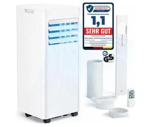 Climatiseur mobile 9 000 BTU avec tuyau d'évacuation d'air, climatiseur 4-en-1 avec télécommande, écran LED pour chambre, salon et bureau