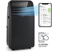 Climatiseur mobile avec evacuation - Klarstein - 7000 BTU - Commande via app - Fonction ventilateur & déshumidificateur - Noir
