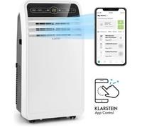 Climatiseur mobile avec evacuation - Klarstein - 7000 BTU - Commande via app - Fonction ventilateur & déshumidificateur - Blanc