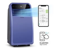 Climatiseur mobile avec evacuation - Klarstein - 7000 BTU - Commande via app - Fonction ventilateur & déshumidificateur - Bleu