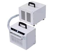 Climatiseur Mobile Avec Evacuation Rafraichisseur D'air Silencieux Chambre Structure Divisée Avec Tuyau De Raccordement De 1 Mètre Aucun Assemblage Requis