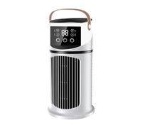 Climatiseur Mobile - Climatiseur Portable - 4 en 1 Refroidisseur d'air Silencieux avec 9 Vitesses/3 Niveaux de Brume/7 Couleurs Veilleuse/1-8H Minuteur - Pour La Maison, Le Bureau