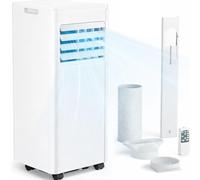 Climatiseur mobile JUNG LIFEAIR 3-en-1, 7000 BTU / 2 kW, ventilateur, déshumidificateur, kit d'installation pour fenêtre et tuyau d'évacuation d'air inclus