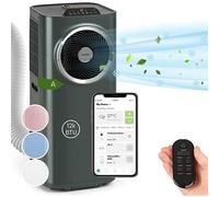 Climatiseur mobile Klarstein 12000 BTU - Fonction ventilateur & déshumidificateur - Gris