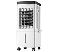 Climatiseur Mobile Portable 15L Rafraîchisseur d'Air avec Télécommande Blanc