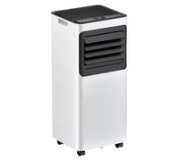 Climatiseur mobile, puissance de refroidissement de 9 000 BTU, déshumidification de 24 l/jour, dimensions 70 x 35 x 30 cm, convient pour une surface de 28 m², fonctionnement silencieux (55 dB)