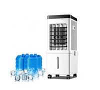 Climatiseur Mobile Reversible avec Roulettes Pivotantes Universelles, Réservoir D'eau de 15 L Et Trois Vitesses de Ventilation pour Chambre, Chambre D'étudiant, Bureau
