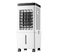 Climatiseur Mobile Sans Évacuation 15L 75W Climatiseur Mobile Silencieux avec Minuterie de 7.5H 3 Modes 40dB Réservoir d'eau Amovible Télécommande Refroidisseur d'air Climatisation pour Chambre