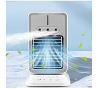 Climatiseur Mobile Sans Évacuation, 3 Vitesses,3 Modes de Brumisation Mini Climatiseur Portatif Minuterie 2/4H,120° Oscillation Climatisateur Pour Chambre Pour La Maison Et Le Bureau