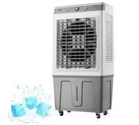Climatiseur Mobile Sans Évacuation, 35L,3 Vitesses,3-en-1 Climatiseur Portables Minuterie 7.5h,Oscillation Climatiseur Ventilateur Pour Un Bureau à Domicile
