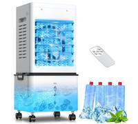 Climatiseur mobile sans évacuation d'air, 12 litres, 45 watts, blanc
