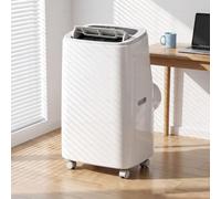 Climatiseur Mobile Sans évacuation Portable,Oscillation 90° 18000BTU | 3 Vitesses Réglables,Design Blanc Léger,Rafraîchissement Cuisine Chambre Bureau