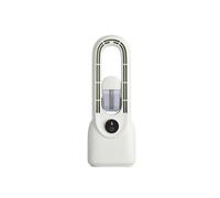 Climatiseur Mobile Sans Pales - Tendance Silencieux Humidificateur - Brume 6 vitesses éclairage coloré - Bureau domicile - Blanc