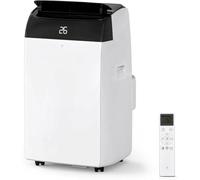 Climatiseur Mobile Silencieux 3-En-1 10000 BTU - Refroidissement, Déshumidification, Ventilateur 3 Vitesses,Minuterie 24h, Télécommande, Roulettes,Fluide écologique R290 - Idéal Pour Chambre Et Bureau