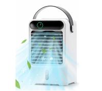 Climatiseur Mobile Silencieux, Climatiseurd'air par évaporation Portable, Ventilateur de Bureau, Ventilateur Humidificateur