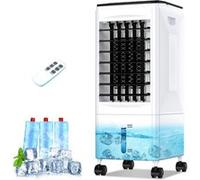 Climatiseur Mobile Silencieux Portable Refroidisseur d'air 5.5L Humidificateur avec 3 Vitesses