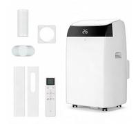 Climatiseur Mobile Silencieux12000 BTU 3-En-1 <53dB Clim Refroidissement Rapide Chauffage Ventilateur Déshumidificateur Mode Nuit Climatisation Faible Conso Idéal Pour Chambre Appartement