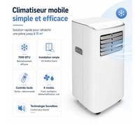 Climatiseur mobile - STRAßE TECH - PowerClim 200 Soundless Touch - 7000 BTU - 15 m