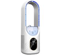 Climatiseur Mobile USB - Tendance Polyvalent Compact - 6 vitesses 6 minuterie mini ventilateur - Maison bureau camping école - Blanc