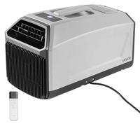 Climatiseur mobile VEVOR 440W, 3340 BTU, climatiseur portable avec tuyau d'évacuation, télécommande, minuterie 24 heures, climatiseur de camping avec un débit d'air de 150 m³/h, idéal pour camping-car