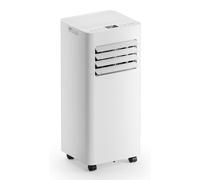 Climatiseur mobile ZELURXX 9000 BTU avec télécommande, écran LED, déshumidification, ventilateur, minuterie 24 heures, silencieux
