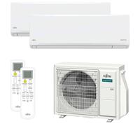 Climatiseur Multi-split 2x1 Fujitsu ASY3525U11MI-KN 2,50 3,40 kW Réversible Wi-Fi
