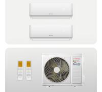 Climatiseur mural multisplit HANTECH 2 x 2,6 kW 9000 BTU Hpro + Wi-Fi