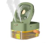 Climatiseur Personnel Portatif 3 Fonctions: Ventilation, Humidification, Veilleuse - pour idéal pour Chambre et - Dimensions 16x21x11.5cm(1)