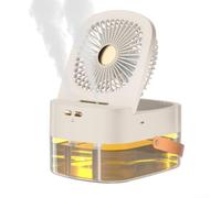 Climatiseur Personnel Portatif 3 Fonctions: Ventilation, Humidification, Veilleuse - pour idéal pour Chambre et - Dimensions 16x21x11.5cm(2)
