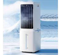 Climatiseur portable 11 L avec ventilateur évaporatif, 3 vitesses, oscillation à 90°, silencieux (35 dB), compact (70 W), équipé de roulettes et d'une télécom,Remote Control Model-23*26.5*62cm