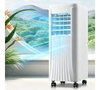 Climatiseur Portable 12 000 BTU, unité AC 3 en 1 avec Ventilateur de Refroidissement, purificateur d'air, Ventilateur, minuterie de déshumidificateur, 2 Vitesses, Refroidisseur d'air par
