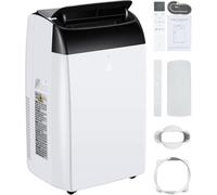 Climatiseur Portable 12000 BTU, 4 En 1 Climatiseur Mobile 3.5kW - Refroidissement, Ventilation 2 Vitesses, Déshumidificateur 45L/Jour, Mode Silencieux, Minuterie 24H, écran Digital, Adapté Jusqu'à 51㎡