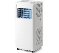 Climatiseur portable 14 000 BTU avec télécommande, minuterie 24 h, refroidit jusqu'à 28 m², oscillation, 2 vitesses de ventilateur pour la maison et le bureau
