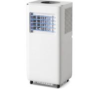 Climatiseur portable 14 000 BTU - Ventilateur de refroidissement écoénergétique pour grandes pièces Entrée britannique 3 broches 2 réglages de vitesse Minuteur 24 h Affichage numérique Certifié BS