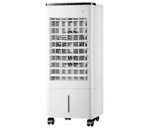 Climatiseur Portable 3 en 1 avec rafraîchisseur d'air évaporatif, réservoir d'eau de 9 L, télécommande 3 Vitesses, Oscillation à 90°, minuterie 15 h, Ventilateur de Refroidissement pour Cham