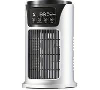 Climatiseur Portable 3-en-1 USB, Humidificateur et Ventilateur avec Lumière d’Ambiance, Refroidisseur d’Air pour Bureau et Maison