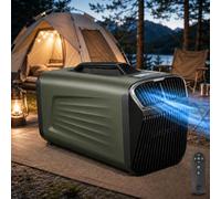 Climatiseur Portable 5200 BTU pour Camping, Climatiseur Mobile Silencieux 400W avec Compresseur, Faible Consommation, pour Tente, Camping-Car Camion, Van, Chambre Garage Maison pour Animaux