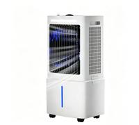 Climatiseur Portable à évaporation avec 3 Vitesses, minuterie 12 h pour arrêt Automatique Intelligent, réservoir de 25 L pour 20 h de Refroidissement, télécommande de 5 m, sans Tuyau, ventil