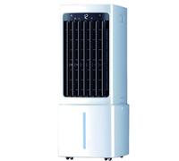 Climatiseur portable à évaporation avec réservoir d'eau de 12 L et 2 blocs réfrigérants, 60 W, écoénergétique, 3 vitesses, oscillation à 90°, silencieux (35 dB), compact et idéal pour la maison.
