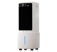 Climatiseur portable à fonctionnement silencieux avec réservoir d'eau de 12 L, ventilateur de refroidissement à 3 vitesses, oscillation à 90° et minuterie de 0 à 12 heures