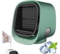 Climatiseur Portable Aira Breeze, Ventilateur De Refroidissement Instantané Alimenté Par Usb Avec Brouillard D'eau, 4 Réglages De Vitesse
