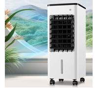 Climatiseur Portable avec 3 Vitesses, Minuterie 7.5 h, réservoir de 4 L,Rafraîchisseur d'air par évaporation avec Télécommande