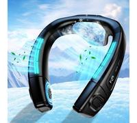 Climatiseur portable avec plaques de glace, petit climatiseur portable silencieux, batterie USB rechargeable de 6000 mAh, diffusion d'air froid à 360°, idéal pour les voyages, la plage et le bureau