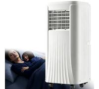 Climatiseur Portable avec télécommande et roulettes 10000BTU/12000BTU | Climatiseur mobile sur pied ; poignée ergonomique ; pour un refroidissement flexible d'une pièce à l'autre 9000BTU