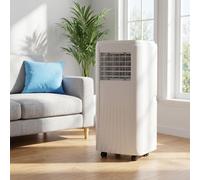 Climatiseur Portable avec Ventilateur de déshumidificateur de Refroidissement et télécommande pour la Chambre de Bureau à Domicile, Solution de Refroidissement Efficace 3 en 1 pour Toutes Les Saisons