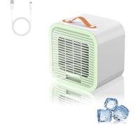 Climatiseur portable - Belle commode - Mini climatiseur mobile - Silencieux - Rechargeable USB - 3 vitesses