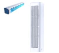 Climatiseur Portable, climatiseur Rechargeable avec télécommande, Refroidissement à 3 Vitesses, Ultra Silencieux, Refroidissement Rapide pour Chambre Bureau, Aucun perçage requis