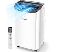 Climatiseur portable de 12 000 BTU, ventilateur de refroidissement 3 en 1, déshumidificateur pour pièces jusqu'à 46 m², télécommande et kit de fenêtre inclus